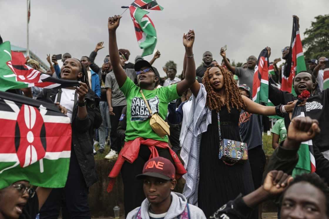 Kenyans first began demonstrating against proposed tax hikes in June Kenyans first began demonstrating against proposed tax hikes in June