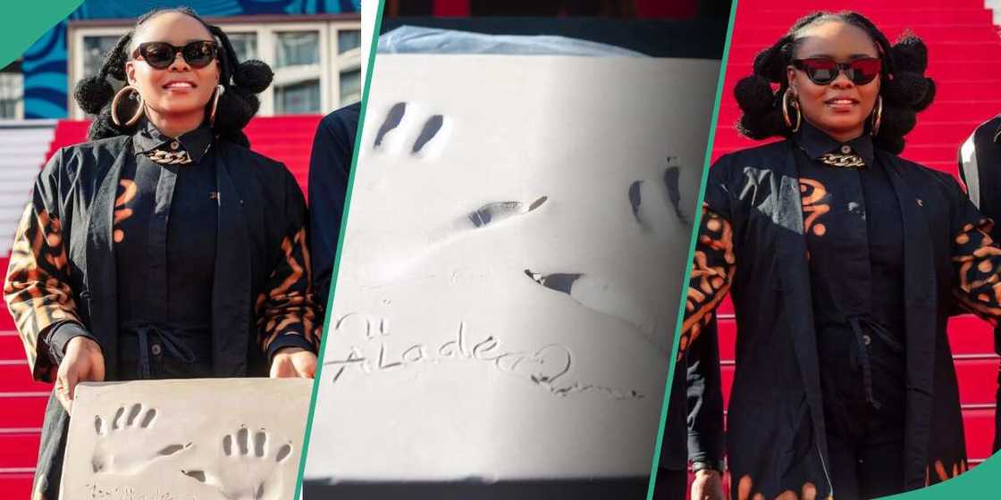 Yemi Alade makes history becomes first Nigerian artist to stamp her prints at the Cannes Festival Yemi Alade makes history becomes first Nigerian artist to stamp her prints at the Cannes Festival