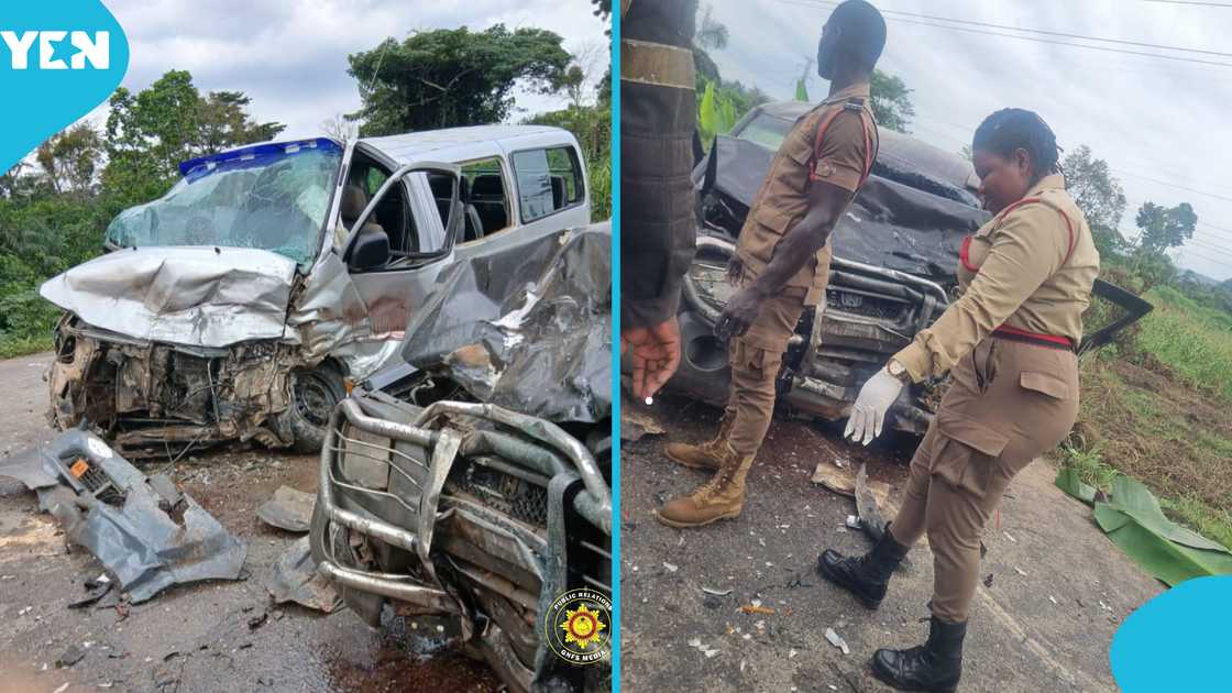 Ghana National Fire Service, Accidents In Ghana, Anyinam-Enyiresi Collision, Accra-Kumasi Highway Accident, Fatal Car Crashes, GNFS Ghana National Fire Service, Accidents In Ghana, Anyinam-Enyiresi Collision, Accra-Kumasi Highway Accident, Fatal Car Crashes, GNFS