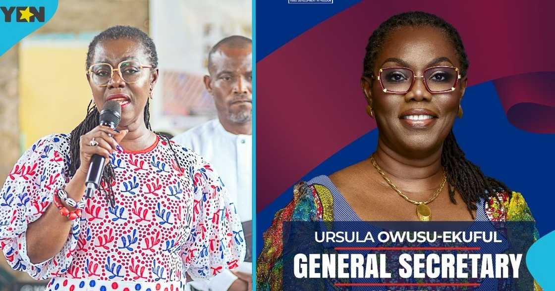 Ursula Owusu-Ekuful, former Minister for Communication, Ablekuma West MP, NPP, General Secretary position Ursula Owusu-Ekuful, former Minister for Communication, Ablekuma West MP, NPP, General Secretary position
