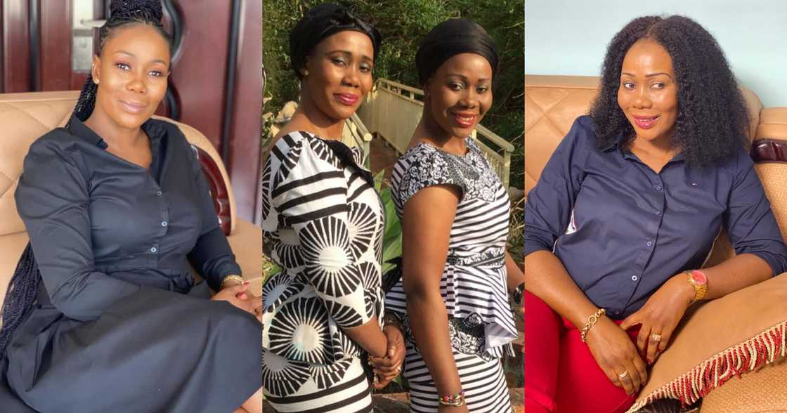 Sandra Adu: Kumawood actress Borga Sylvia and twin sister celebrates birthday (photos)