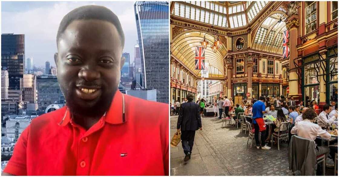 Photo of Ghanaian man in the UK Photo of Ghanaian man in the UK