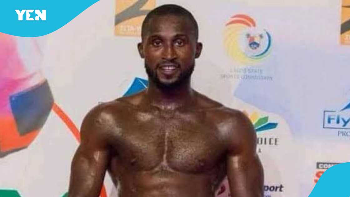 Gabriel Olanrewaju reportedly took up the fight because he was stranded financially. Gabriel Olanrewaju reportedly took up the fight because he was stranded financially.