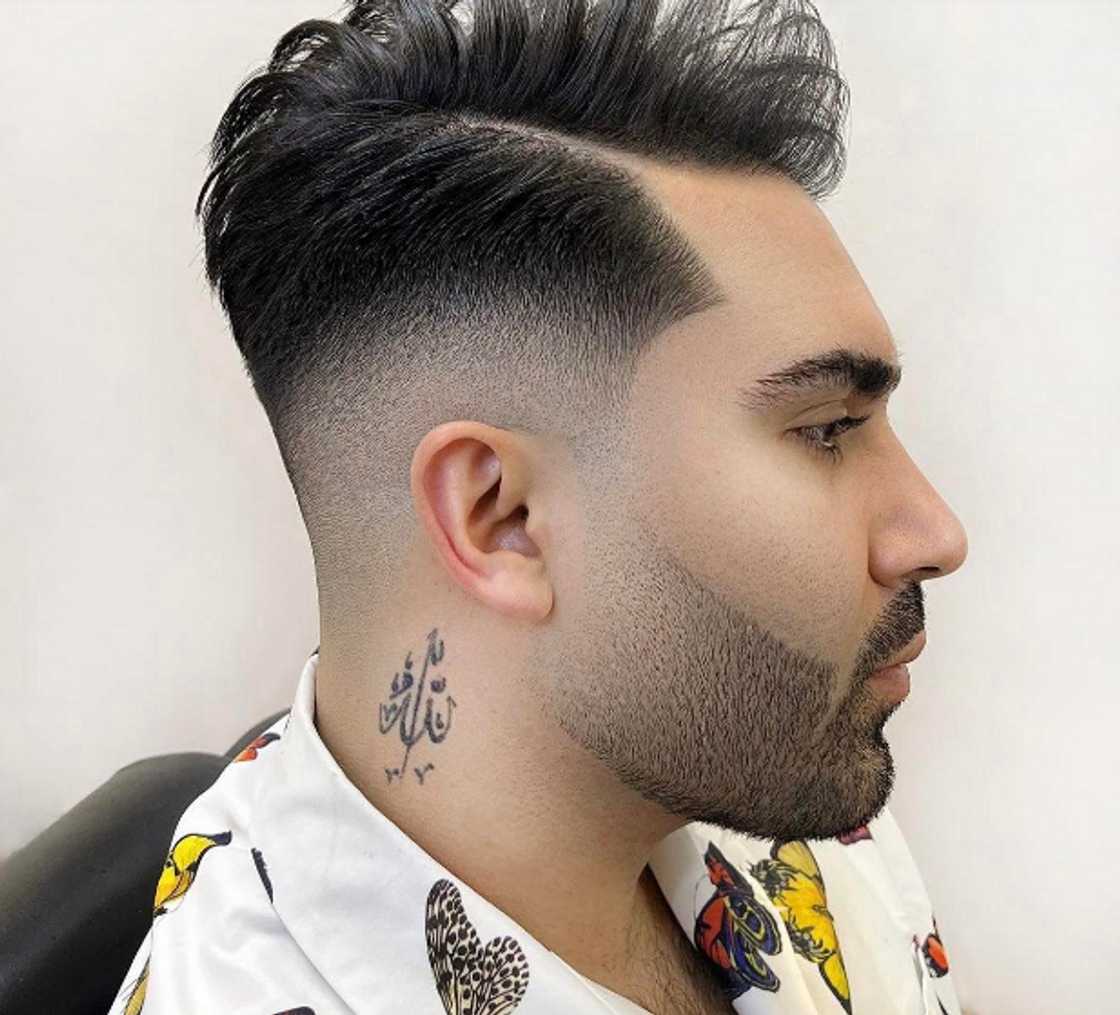 The undercut fade