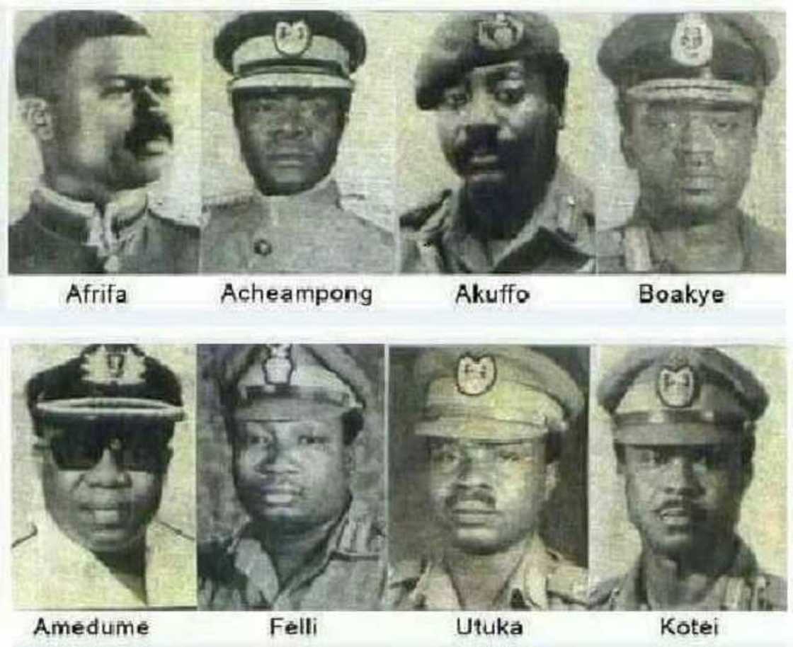 Eight military officials executed by firing squad
Source: UGC Eight military officials executed by firing squad
Source: UGC