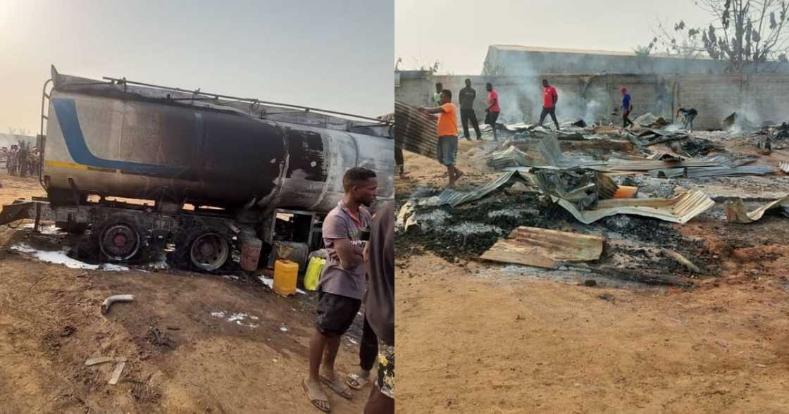 Police speaks as tanker explosion in Kumasi renders many homeless