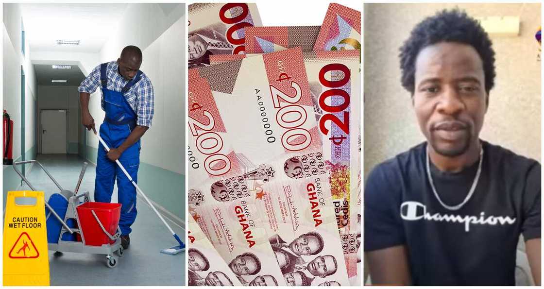 Ghanaian man living in Spain shares that he makes Ghc12,000 as a cleaner Ghanaian man living in Spain shares that he makes Ghc12,000 as a cleaner