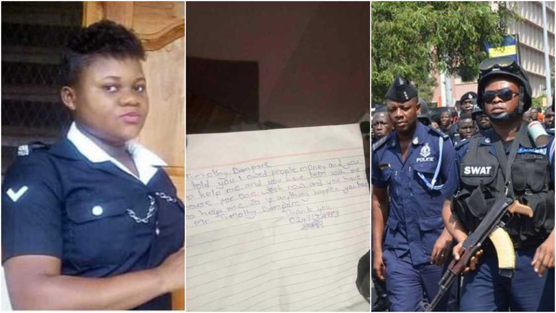 Policewoman dead in hotel: Police arrests Timothy Dampare Policewoman dead in hotel: Police arrests Timothy Dampare