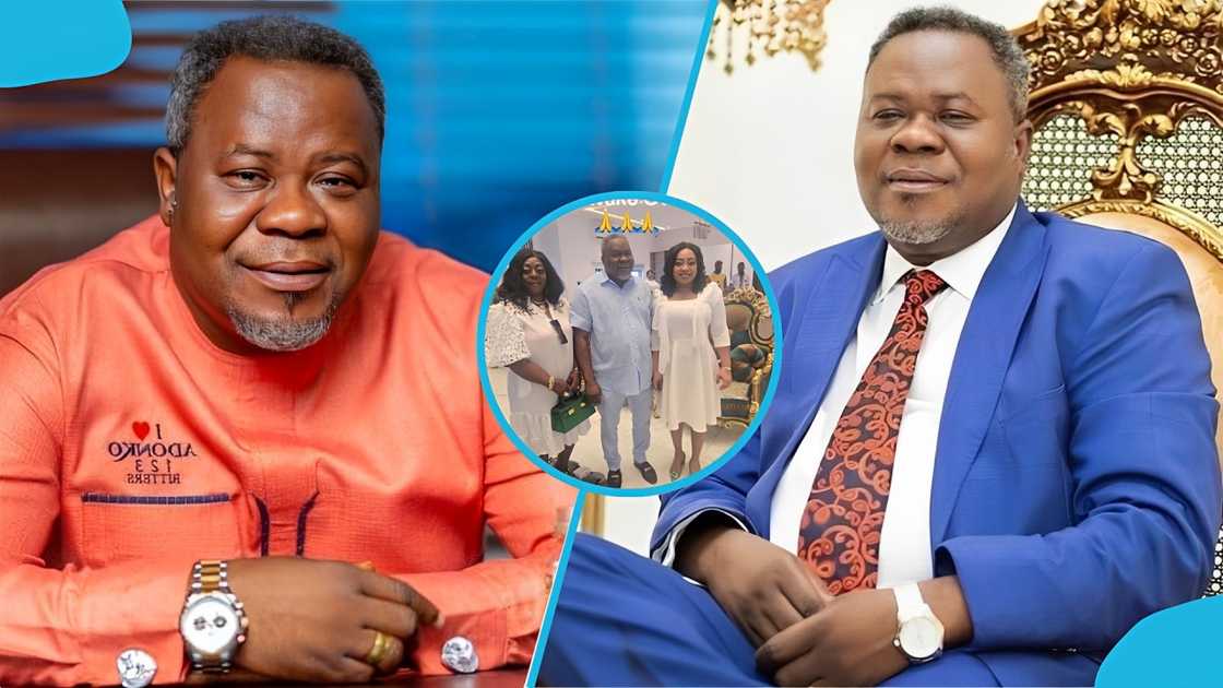 Dr Kwaku Oteng, Dr Kwaku Oteng wives, Nancy Yaa Asantewaa, Dr Kwaku Oteng 58th birthday, Dr Kwaku 58th birthday, Angel Group of Companies, Ghanaian business mogul, Dr Kwaku Oteng younger wife, Angel Group of Companies