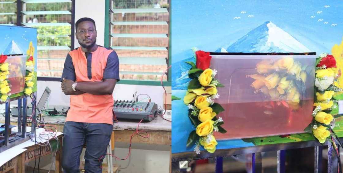 David Sarfo Amoako, the inventor of Agyenkwa Box David Sarfo Amoako, the inventor of Agyenkwa Box