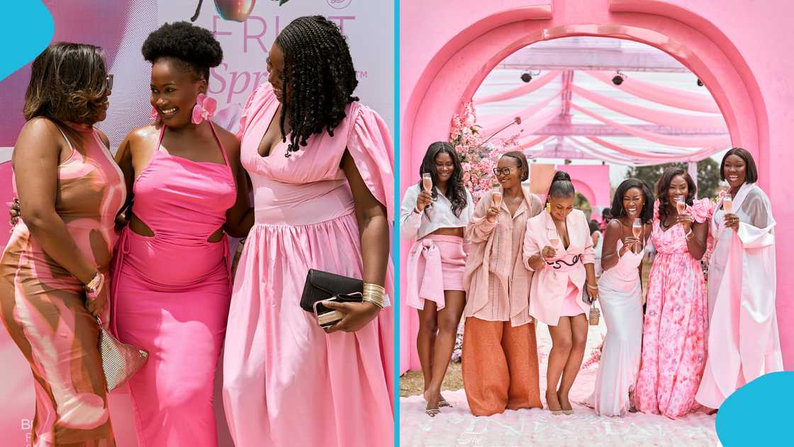 Brutal Fruit Spritzer, Ghana, Event, Pink Table Event