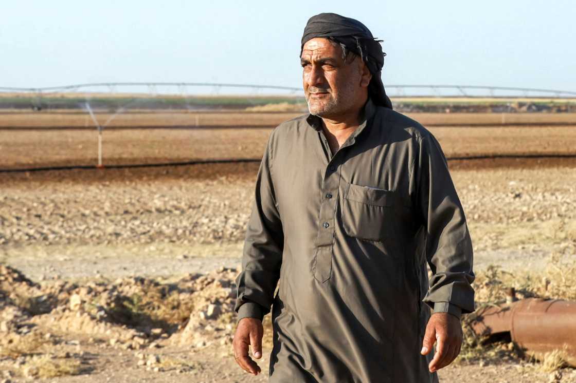 Syrian farmer Omar Abdel-Fattah was forced to abandon agriculture to make ends meet Syrian farmer Omar Abdel-Fattah was forced to abandon agriculture to make ends meet
