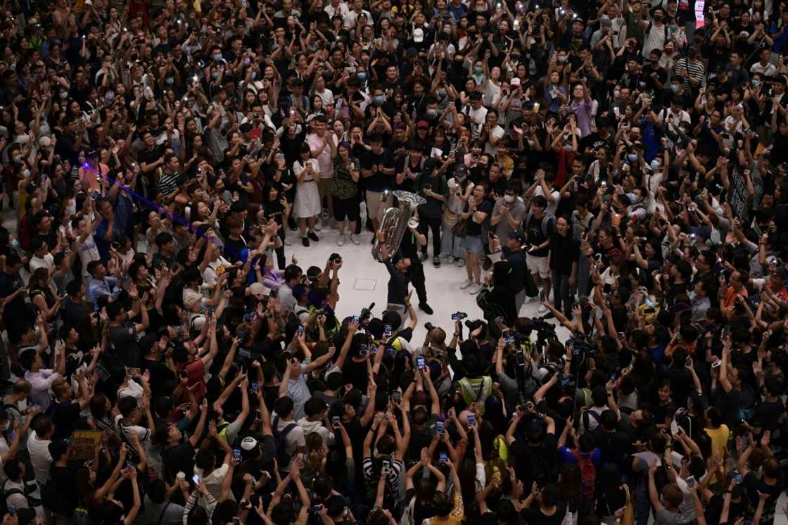 'Glory to Hong Kong' became an anthem for the city's pro-democracy protesters in 2019 'Glory to Hong Kong' became an anthem for the city's pro-democracy protesters in 2019