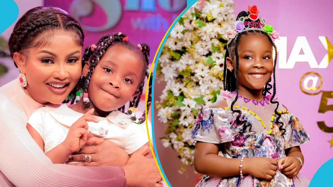 Baby Maxin and her mother Nana Ama McBrown, New photos