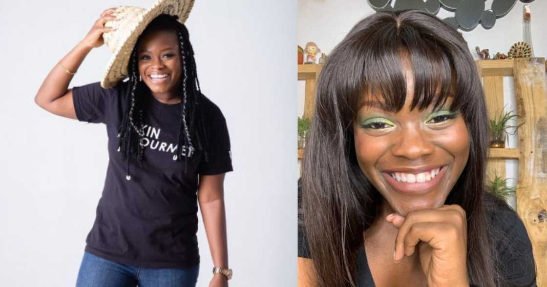 Ghanaian young lady known as Violet Awo Amoabeng narrates how she started her business Ghanaian young lady known as Violet Awo Amoabeng narrates how she started her business