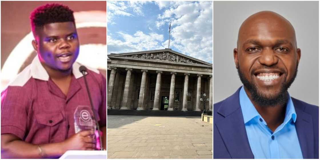 Collage of Wode Maya and Larry Madowo Collage of Wode Maya and Larry Madowo