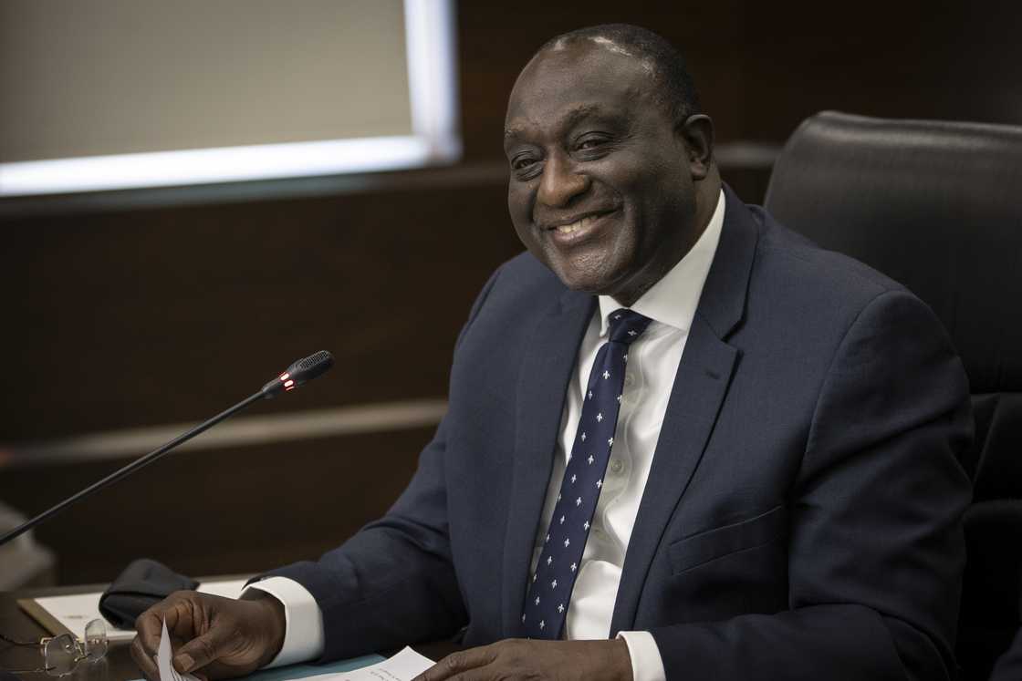 Alan John Kyerematen attends the signing ceremony of a joint economic commission