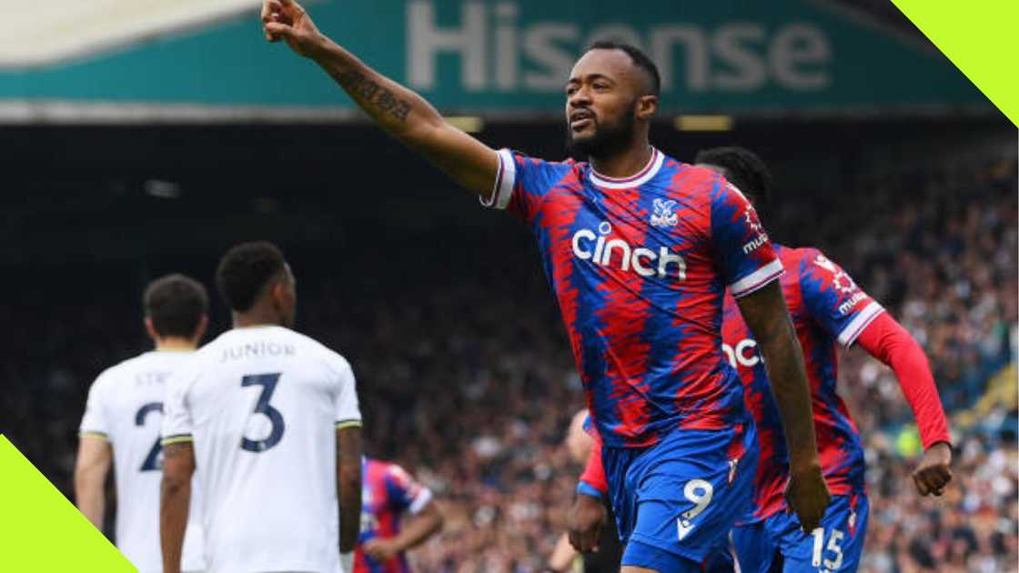 Jordan Ayew of Crystal Palace. Jordan Ayew of Crystal Palace.