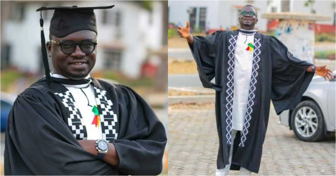Ibrahim Cisse-AMABE graduates with his master's Ibrahim Cisse-AMABE graduates with his master's