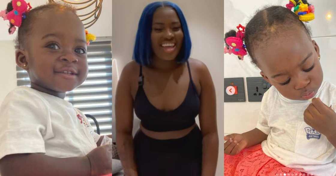 Fella Makafui drops new photos of her daughter