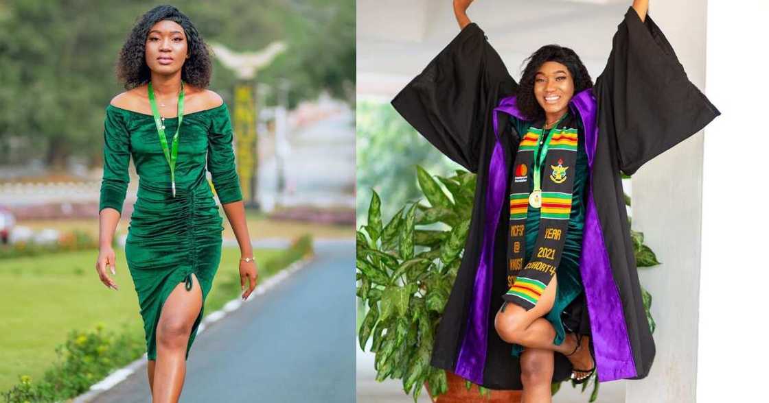 KNUST graduate announces completing with a second class upper