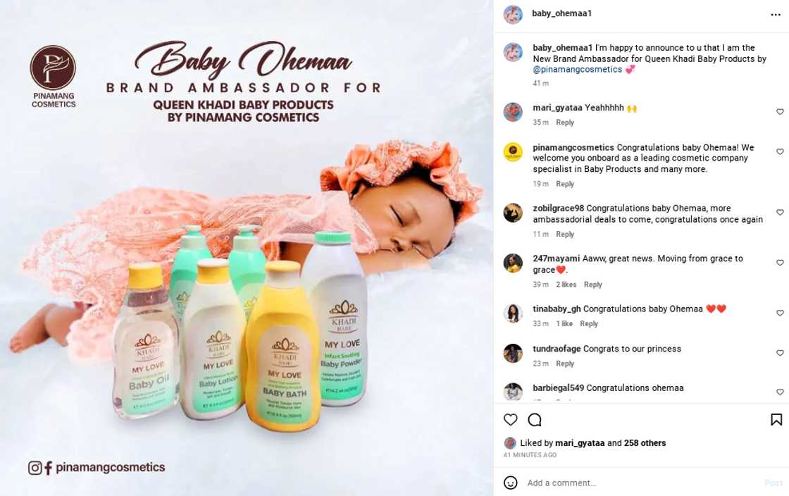 Mzbel's daughter signs ambassadorial deal Mzbel's daughter signs ambassadorial deal