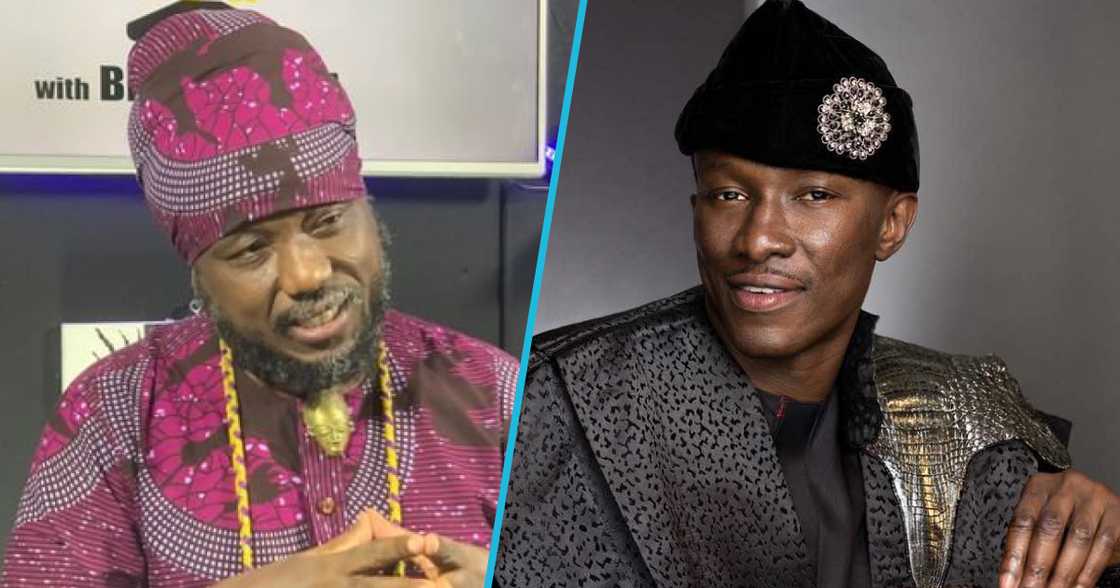 Photos of Blakk Rasta (L) and Nana Kwame Bediako (R).