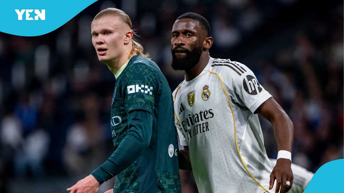 Erling Haaland, Antonio Rudiger, Man City vs Real Madrid, Real Madrid vs Man City, Champions League round of 16, Antoine Semenyo, UEFA Champions League, Manchester City, Real Madrid, Champions League draw, Round of 16, Bernabeu.