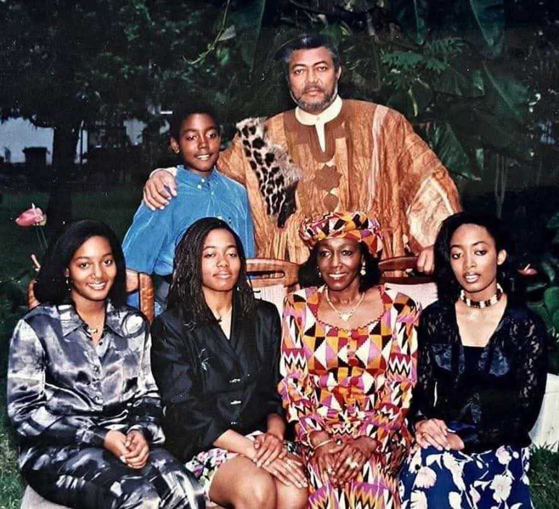 Rawlings' Children, Rawlings' Family, JJ Rawlings, Nana Konadu Agyeman-Rawlings, Zanetor Rawlings, Yaa Asantewaa Rawlings, Amina Rawlings, KImathi Rawlings