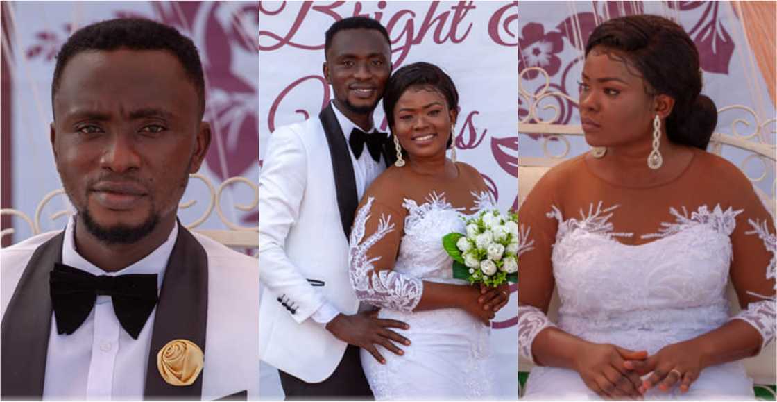 PHOTOS: Beautiful wedding photos drop as blogger Yaw Sarpong marries girlfriend in stunning ceremony