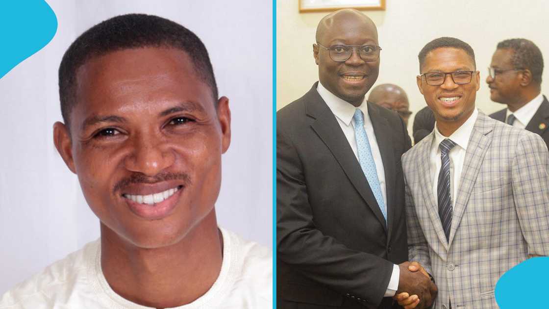 Madina, MP, Francis Xavier Sosu, truck pusher, work, election 2024. Madina, MP, Francis Xavier Sosu, truck pusher, work, election 2024.