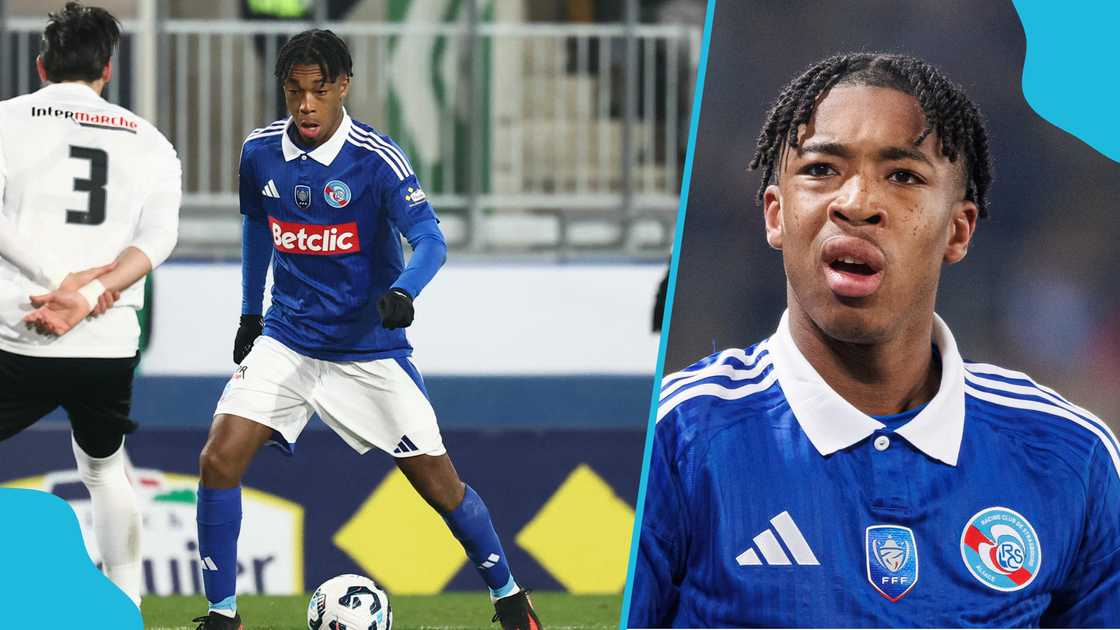 Samuel Amo-Ameyaw scored his first senior goal against Olympique Lyon on March 28, 2025. Samuel Amo-Ameyaw scored his first senior goal against Olympique Lyon on March 28, 2025.