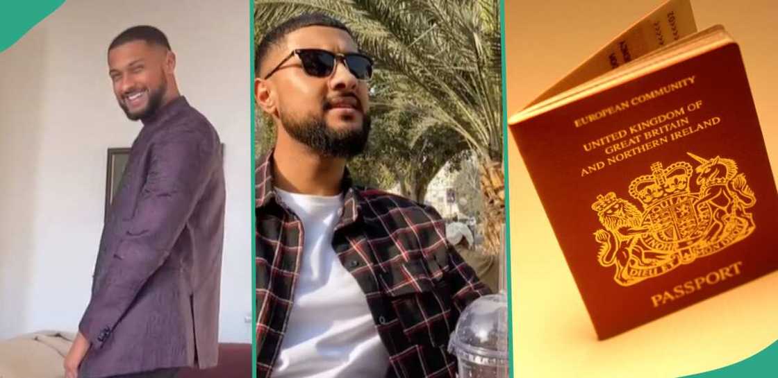 Man becomes a citizen of the UK. Man becomes a citizen of the UK.