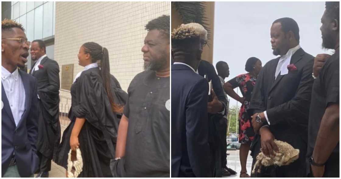 Shatta Wale and Bullgod in court Shatta Wale and Bullgod in court