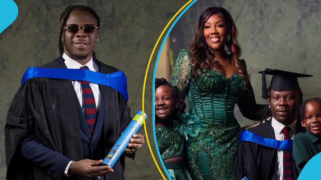 Stonebwoy, Stonebwoy's GIMPA graduation, Stonebwoy thanks family and friends, Stonebwoy's family and friends