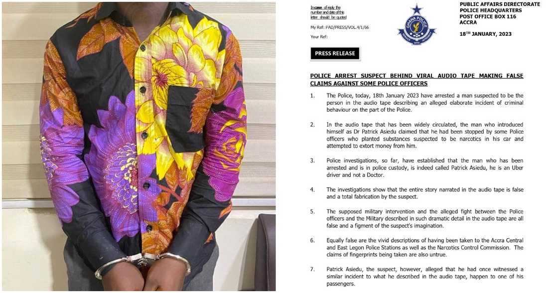 Patrick Asiedu was arrested on January 18, 2023 police said. Patrick Asiedu was arrested on January 18, 2023 police said.