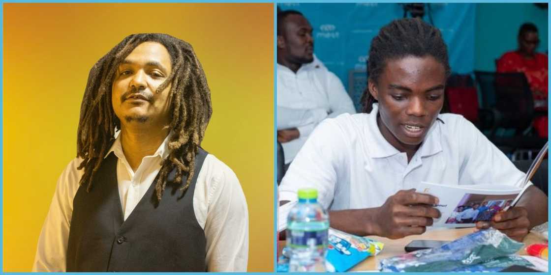 Tyrone Marghuy: NSMQ Star Paul Azunre Applauds Achimota Rasta Student For Passing WASSCE Tyrone Marghuy: NSMQ Star Paul Azunre Applauds Achimota Rasta Student For Passing WASSCE