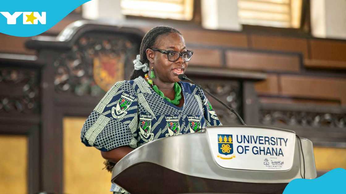Professor Nana Aba Appiah Amfo, University of Ghana, KNUST, University ranking, QS ranking, higher education Ghana