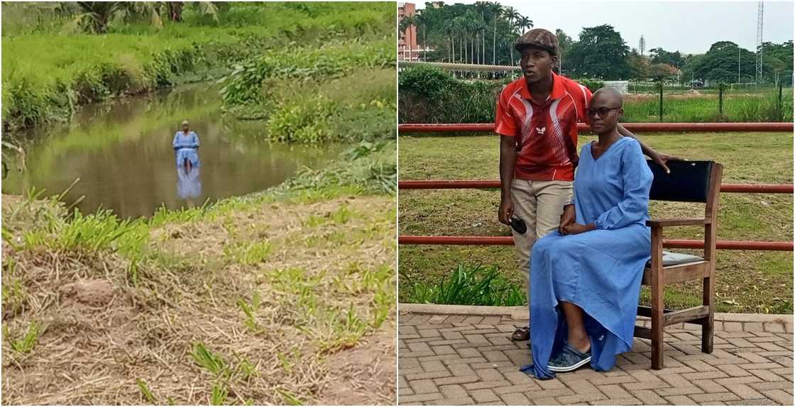 Photos of girl who was seen in KNUST river Photos of girl who was seen in KNUST river