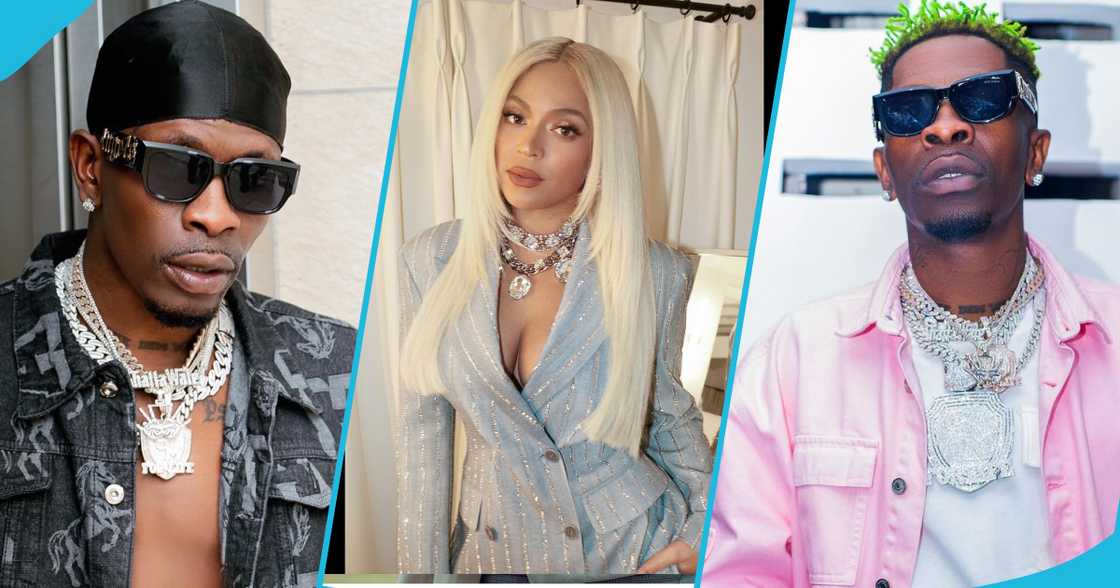 Shatta Wale and Beyoncé in pics Shatta Wale and Beyoncé in pics