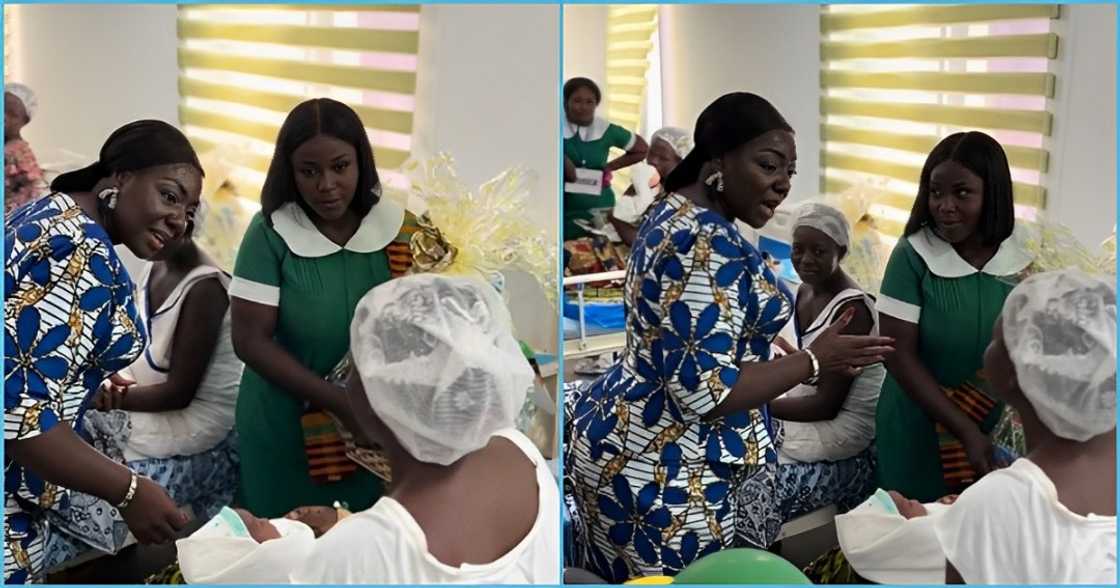 Lady Juila visits Manhyia Hospital Lady Juila visits Manhyia Hospital