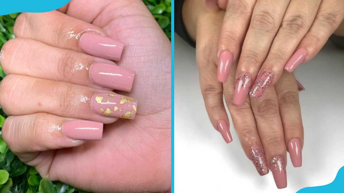 Dusty rose nails Dusty rose nails