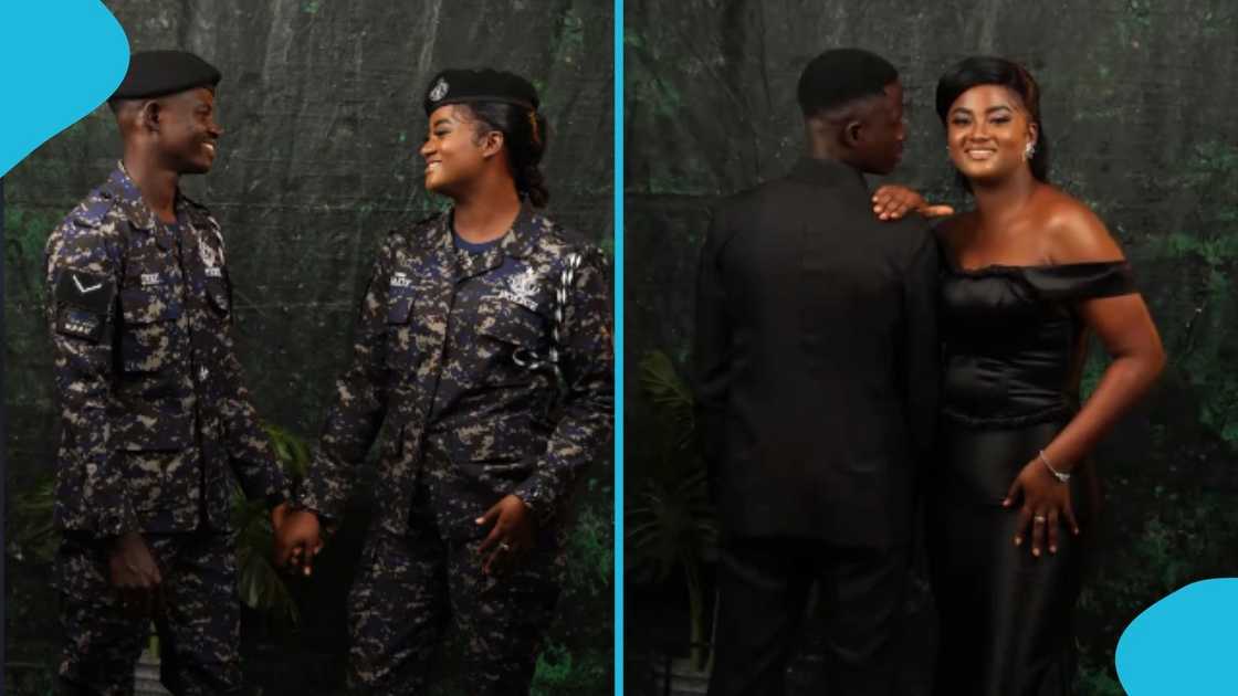 Ghanaian Police Couple, Ghana Police Service, IGP Dampare, Love, Marriage Ghanaian Police Couple, Ghana Police Service, IGP Dampare, Love, Marriage