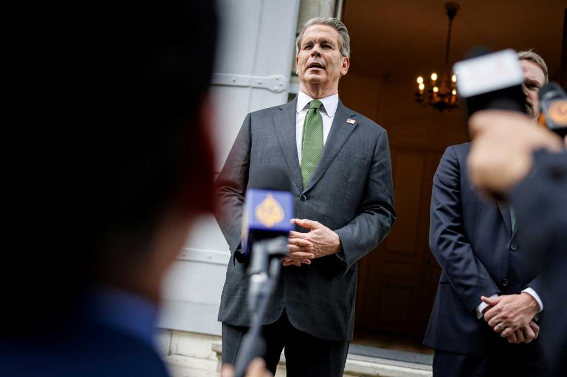 US Treasury Secretary Scott Bessent (L) and Trade Representative Jamieson Greer hailed 'substantial progress' in the trade talks with China US Treasury Secretary Scott Bessent (L) and Trade Representative Jamieson Greer hailed 'substantial progress' in the trade talks with China