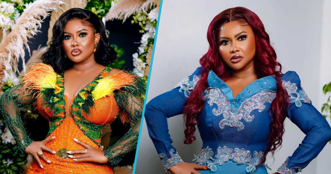 Nana Ama McBrown slaying in corset outfits Nana Ama McBrown slaying in corset outfits