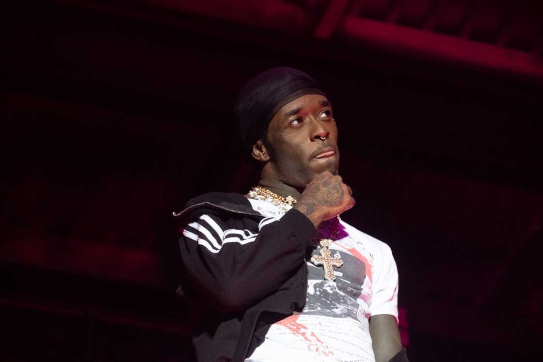 Lil Uzi Vert during a performance Lil Uzi Vert during a performance