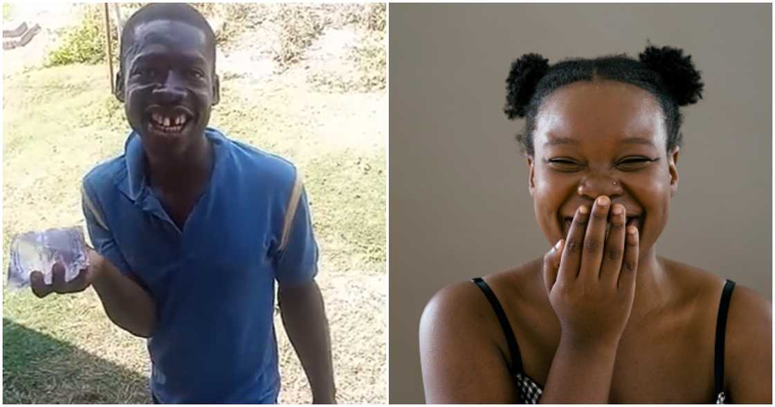 Funny young man Funny young man