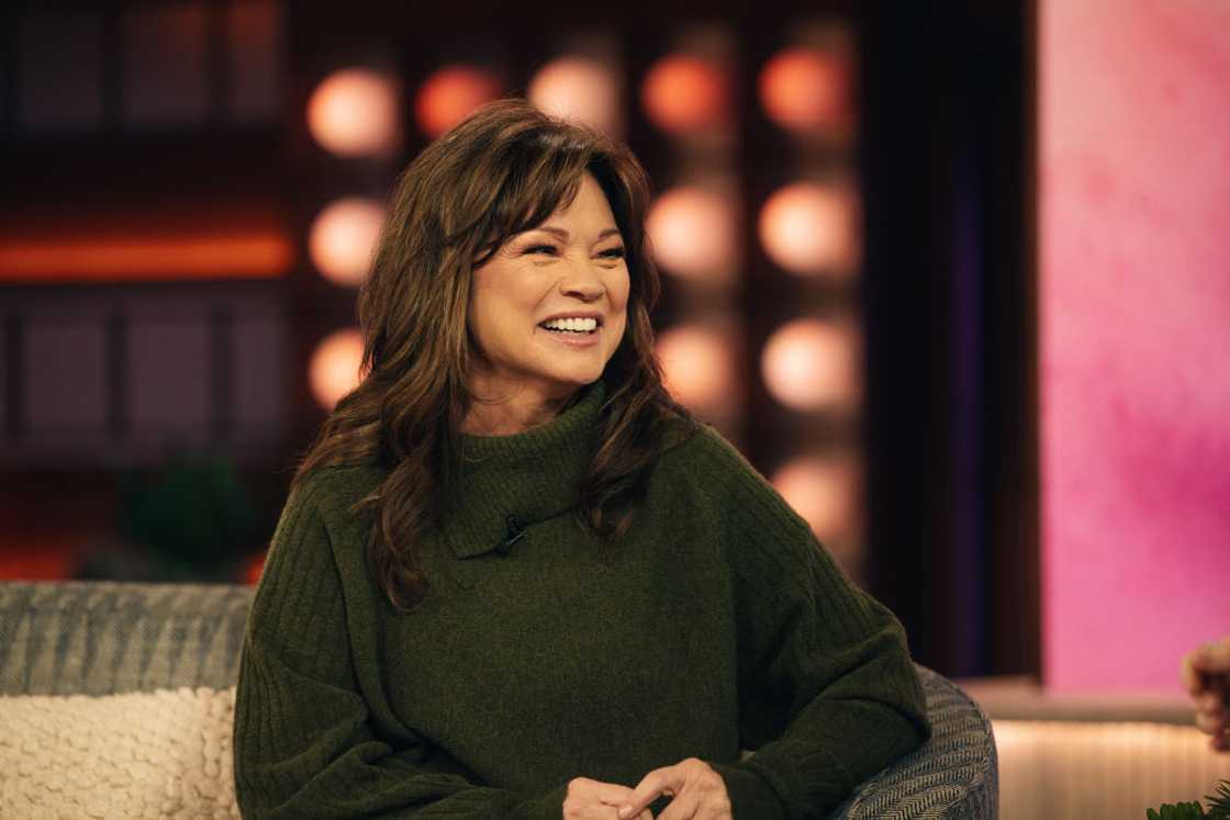 Valerie Bertinelli in a green sweater Valerie Bertinelli in a green sweater