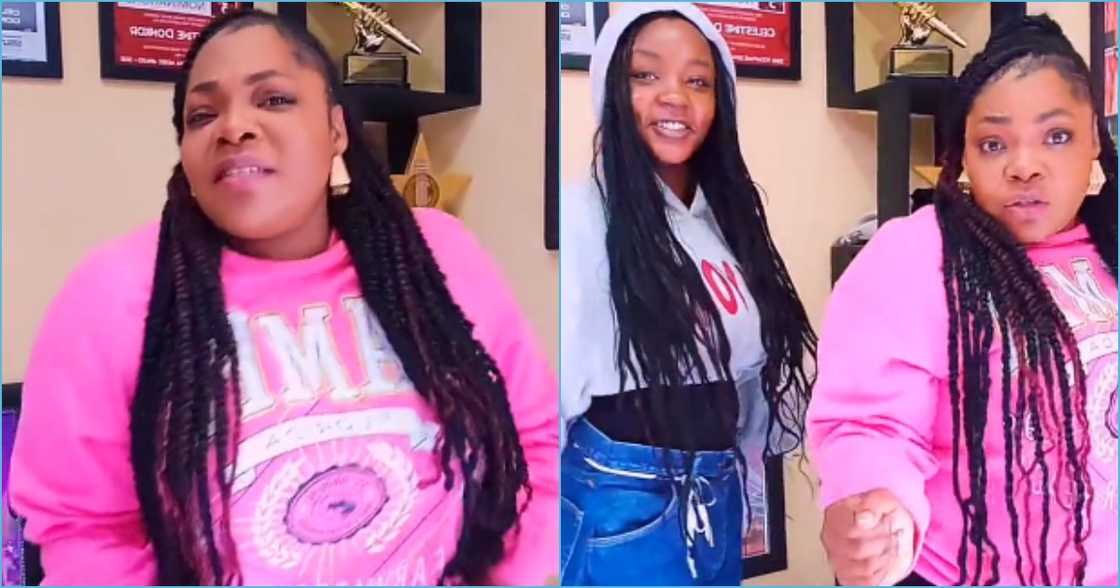 Photo of Celestine Donkor and daughter Photo of Celestine Donkor and daughter