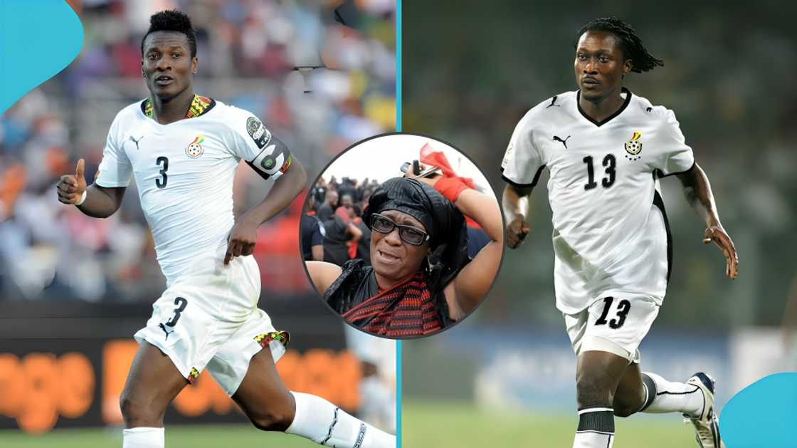 Asamoah Gyan, George Gyan Baffour Mensah, football legend, father's passing, Ghana football news, one-week observation, Gyan family tribute, Accra funeral announcement, condolences for Gyan, Ghanaian sports community